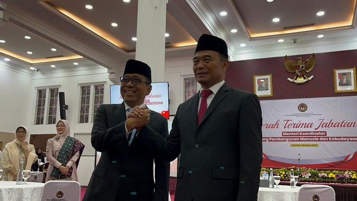 Pratikno dan Muhadjir (Anggi/detikcom)
