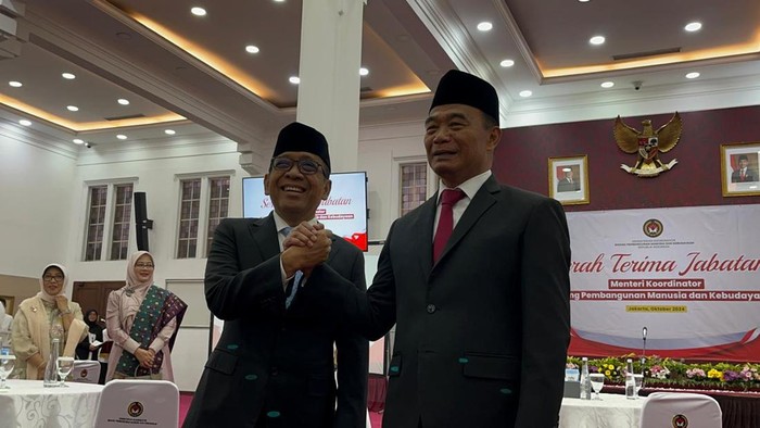 Pratikno dan Muhadjir (Anggi/detikcom)