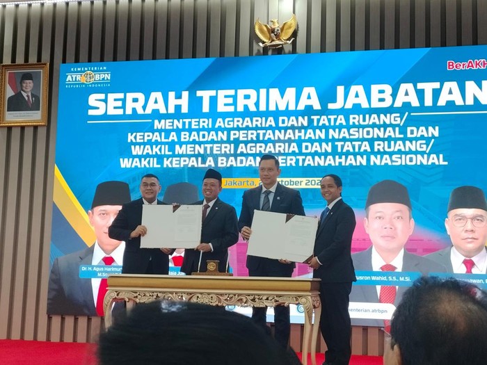 Sertijab Menteri Wakil Menteri ATR/BPN, Foto: Sekar Aqillah