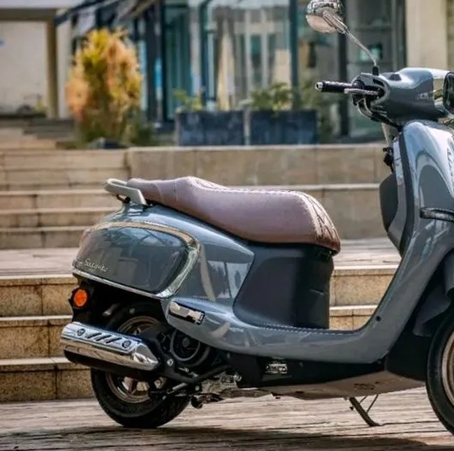 Tampang Skutik Retro Terbaru Suzuki yang Harganya Rp 20 Jutaan