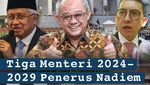 Infografis: Profil Tiga Menteri Kabinet Merah Putih Penerus Nadiem