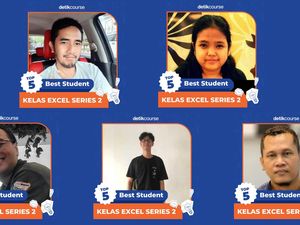 5 Peserta Terbaik Kelas Excel detikcourse, Kamu Salah Satunya?