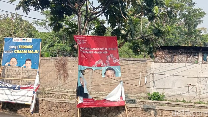 APK milik Paslon 01 dan 02 Pilwalkot Cimahi Dirusak OTK