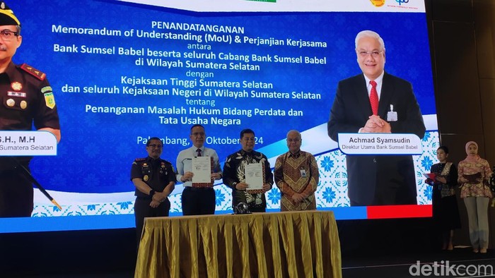 Bank Sumsel Babel MoU dengan Kejati Sumsel