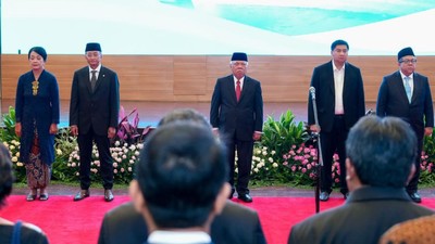 Basuki Hadimuljono Sertijab ke 2 Menteri Sekaligus