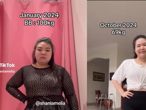 Viral Perjalanan Diet Shani Amelia, Berat Badannya Sempat Sentuh 100 Kg