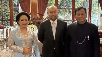 Foto Didit Hediprasetyo Jadi Plus One Prabowo, Bergelar Anak dan Cucu Presiden