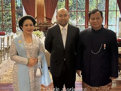 Foto Didit Hediprasetyo Jadi Plus One Prabowo, Bergelar Anak dan Cucu Presiden