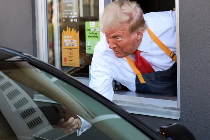 Donald Trump jadi pegawai McDonalds
