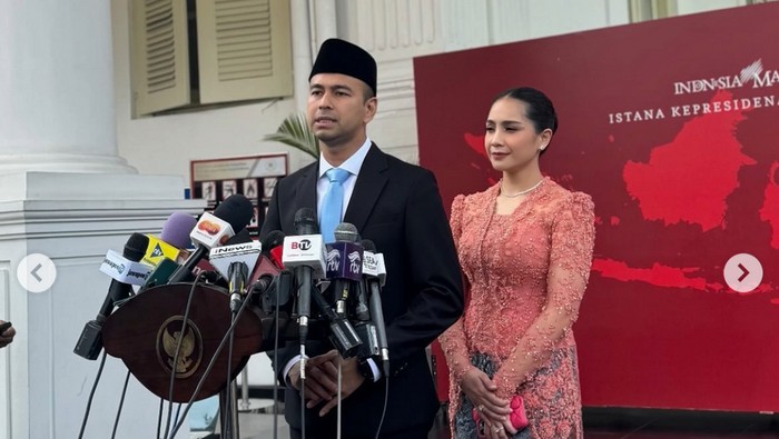 Gaya Nagita Slavina Dampingi Raffi Ahmad Dilantik Jadi Utusan Khusus