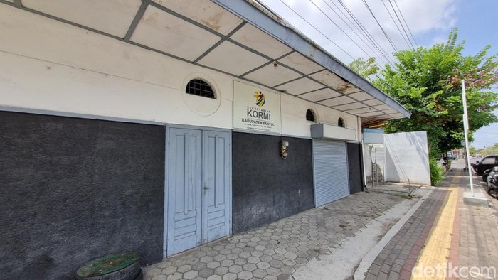 Gedung eks Stasiun Bantul di Jalan Jenderal Sudirman, Pedukuhan Nyangkringan, Kalurahan Bantul, Kabupaten Bantul, Selasa (22/10/2024).