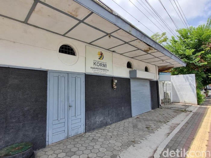 Gedung eks Stasiun Bantul di Jalan Jenderal Sudirman, Pedukuhan Nyangkringan, Kalurahan Bantul, Kabupaten Bantul, Selasa (22/10/2024).