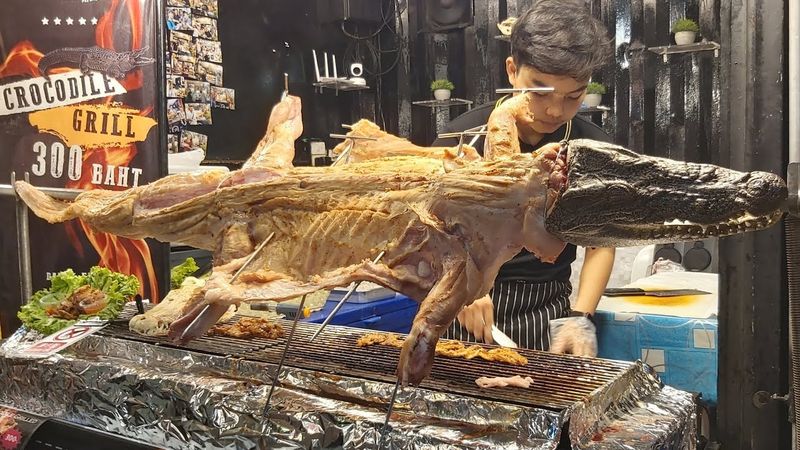 Hanya di Thailand, Daging Buaya Jadi Makanan Paling Populer