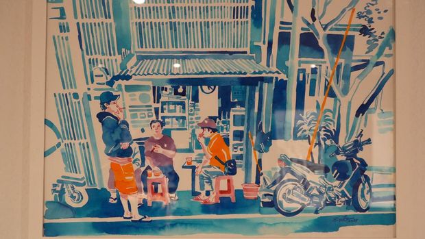 Ilustrator Muhammad Taufiq atau Emte gelar pameran tunggal di Jerman.