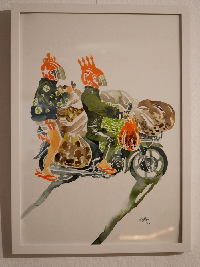 Ilustrator Muhammad Taufiq atau Emte gelar pameran tunggal di Jerman.