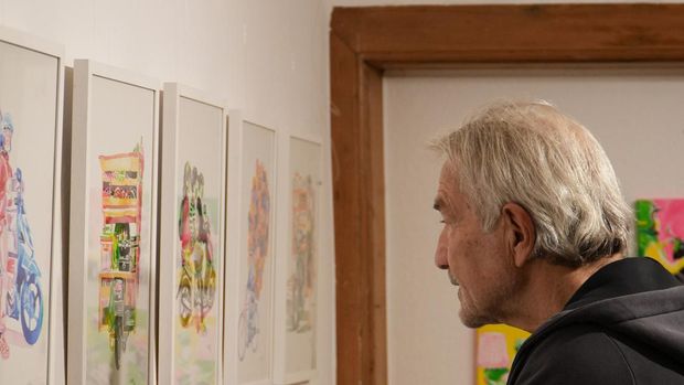 Ilustrator Muhammad Taufiq atau Emte gelar pameran tunggal di Jerman.
