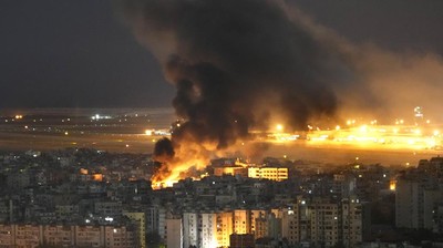 Israel Masih Gempur Beirut Lebanon, Ledakan di Mana-mana
