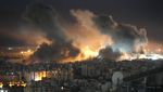 Israel Masih Gempur Beirut Lebanon, Ledakan di Mana-mana