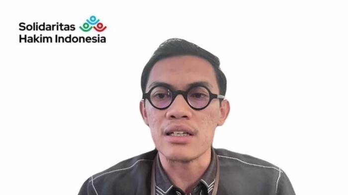 juru bicara SHI Fauzan Arrasyid dalam konferensi secara virtual (Tangkapan layar).