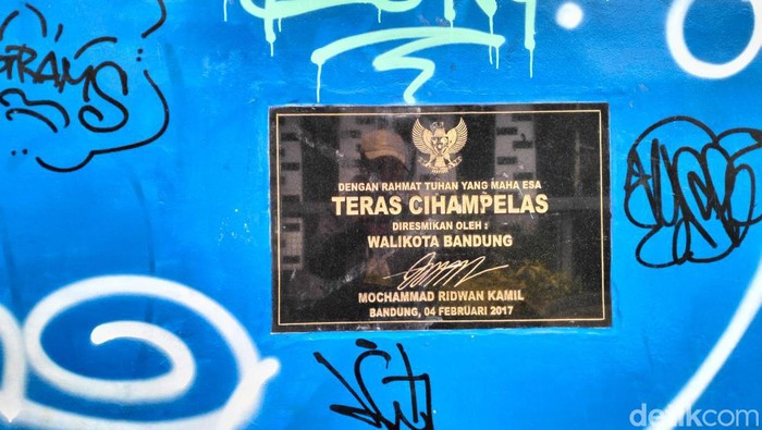 Kondisi terkini Teras Cihampelas di Kota Bandung.