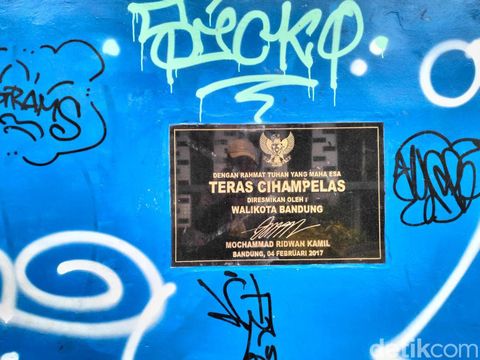Kondisi terkini Teras Cihampelas di Kota Bandung.