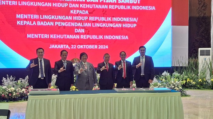 Menteri LHK sertijab ke Menteri Lingkungan Hidup dan Menteri Kehutanan