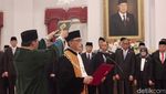 Potret Sumpah Jabatan Sunarto Jadi Ketua MA
