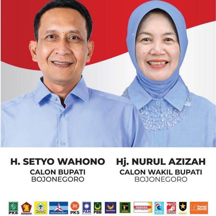 paslon nomor 2 Setyo Wahono-Nurul Azizah