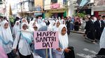 Potret Lautan Santri Kota Tasikmalaya Meriahkan HSN 2024