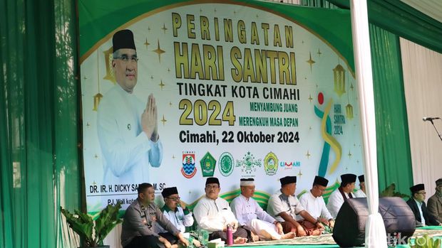Peringatan Hari Santri Nasional di Pemkot Cimahi