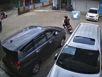Maling Motor di Jambi Terekam CCTV, Pelaku Beraksi Kurang dari Semenit