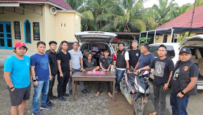 Rusdianto dan Agusti Alam, tersangka pencuri motor dan pengedar sabu di Musi Rawas