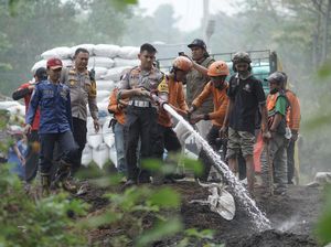 Tikungan Gotekan Mojokerto Dibenahi Imbas Sekam Ludes Terbakar