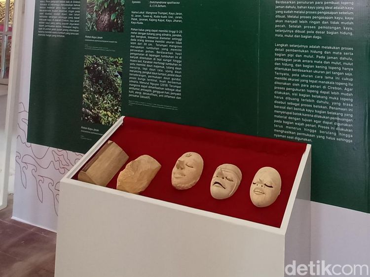 Melihat Topeng Khas Cirebon yang Terbuat dari Ragam Bahan