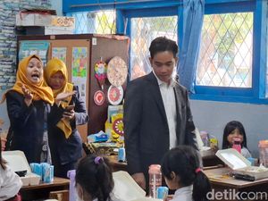 Video: Gaya Wapres Gibran Tinjau Makan Bergizi Gratis di SDN 03 Menteng