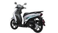 Yamaha Janus 125 menggunakan mesin Bluecore standard tanpa teknologi hybrid. Kapasitasnya 125cc berpendingin udara dengan muntahan tenaga 9,5 dk pada 8.000 rpm dan torsi 9,6 Nm pada 5.500 Nm. Foto: Doc. Yamaha Vietnam.