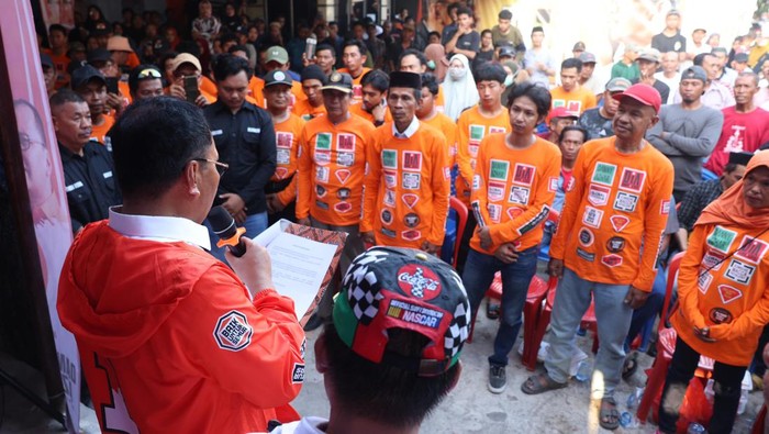 Calon gubernur Sulawesi Selatan (Sulsel) nomor urut 1, Mohammad Ramadhan Danny Pomanto saat kampanye di Jeneponto, Selasa (22/10/2024).