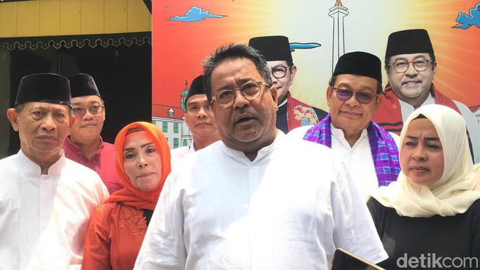 Cawagub Jakarta nomor urut 3 Rano Karno (Kurniawan Fadilah/detikcom)