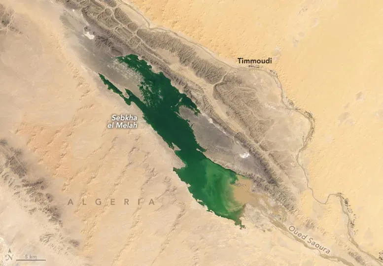 Danau di Gurun Sahara