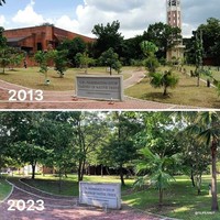 Foto Dulu dan Sekarang Makin Hijau