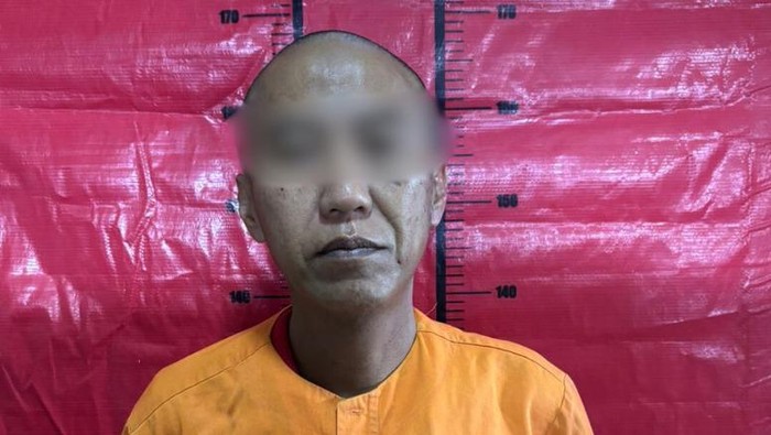 JU, pelaku pencabulan siswi SMP di Sumenep setelah ditangkap