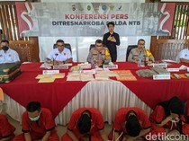 Polda NTB Tangkap 10 Pengedar Narkoba Jaringan Lintas Provinsi