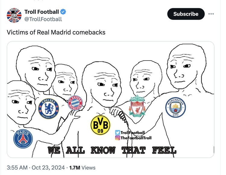 Meme Madrid Dortmund