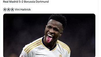 Vini Jr disebut layak memenangkan Ballon dOr. Foto: X.com