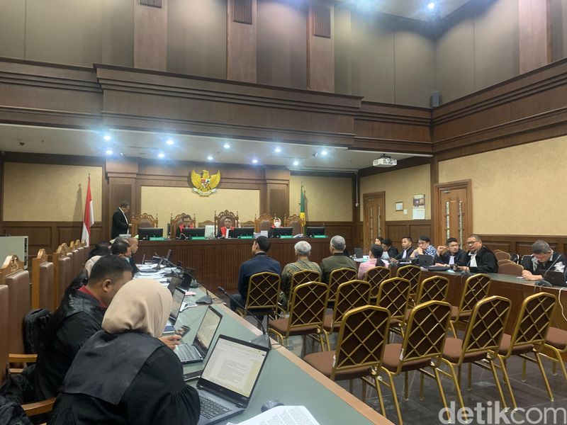 Persidangan Harvey Moeis dalam kasus korupsi timah. (Mulia Budi/detikcom)