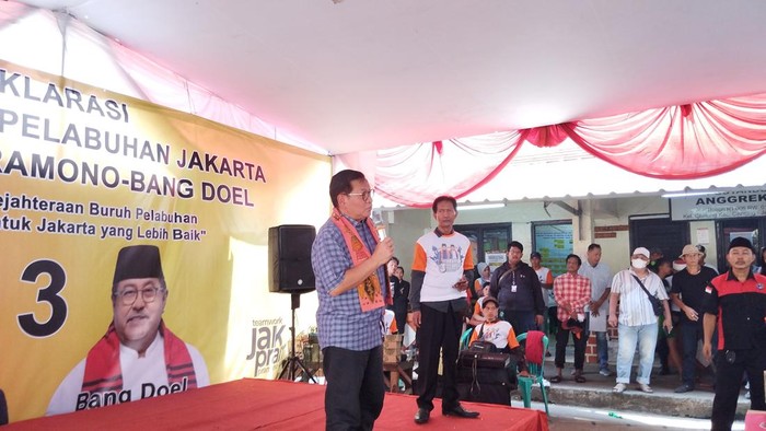 Pramono Anung di Cilincing, Jakut