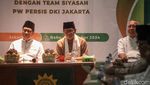 Pramono Bicara Program Hunian di Markas Persis Jakarta