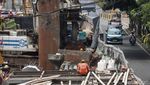 Intip Progres Proyek LRT Jakarta Fase 1B di Jalan Pramuka