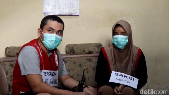 Sarda, kekasih Daniel, ditetapkan tersangka dalam kasus pembunuhan wanita dalam lemari.