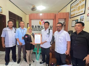 Buntut Debat Batal, Tim Teguh-Farida Laporkan KPU ke Bawaslu Bojonegoro